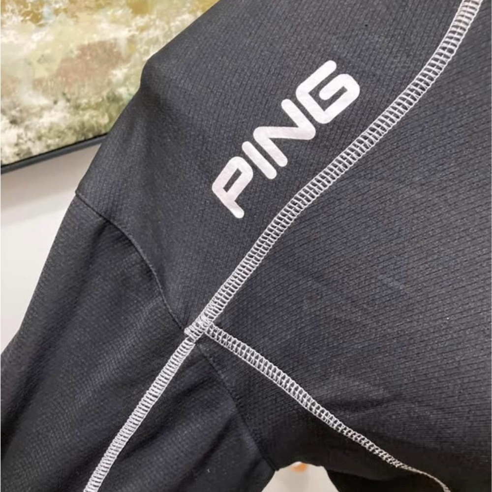 Ping Black Quarter-Zip Pullover With Michigan Sta… - image 5